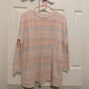 Lou & Grey oversized plaid sweater, worn once.